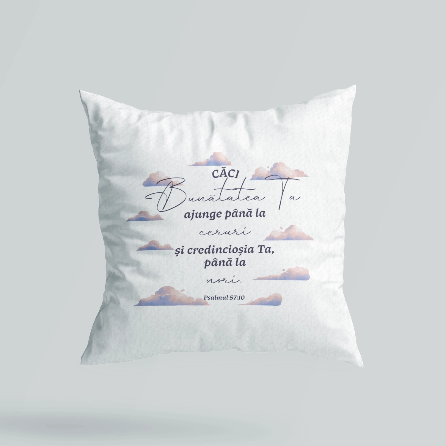 Perna cadou crestin cu verset din Biblie - Psalmul 57:10